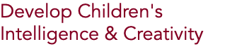 Develop Children's  Intelligence & Creativity